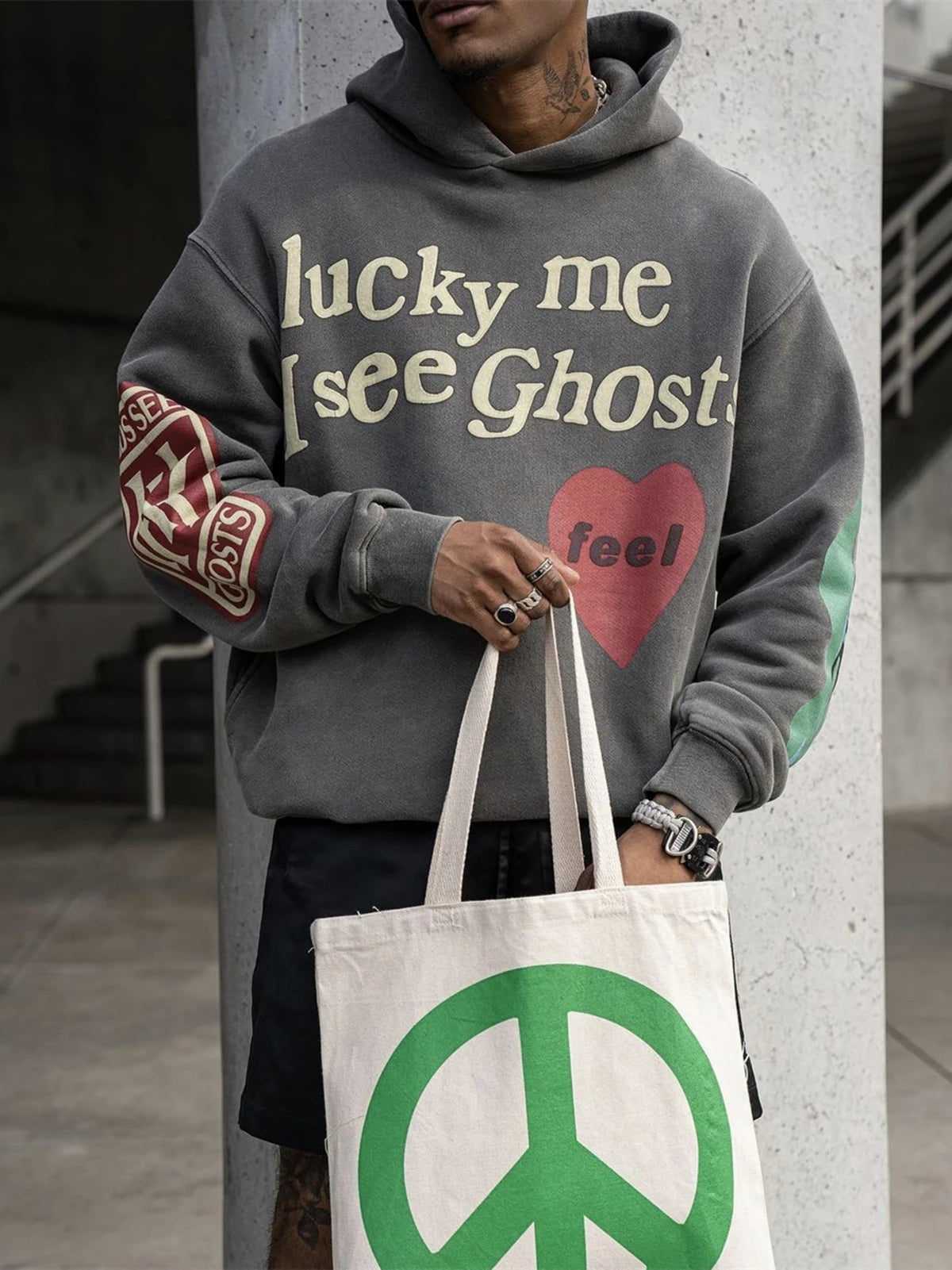 Lucky me Oversized Hoodie