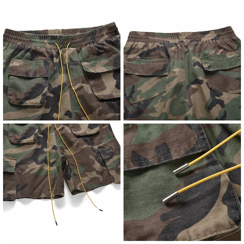 Hyped Camouflage Cargo Shorts